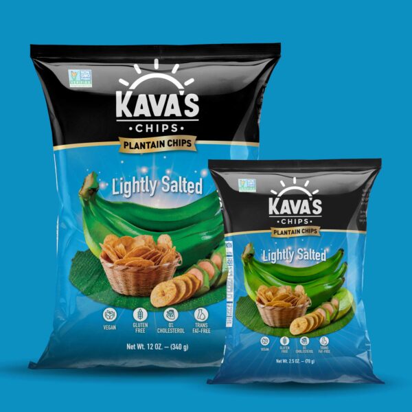 Kava's Plantain Chips Lightly Salted