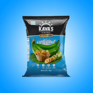 Kava's Plantain Chips Lightly Salted 2.5 Ounce (Pack of 24)